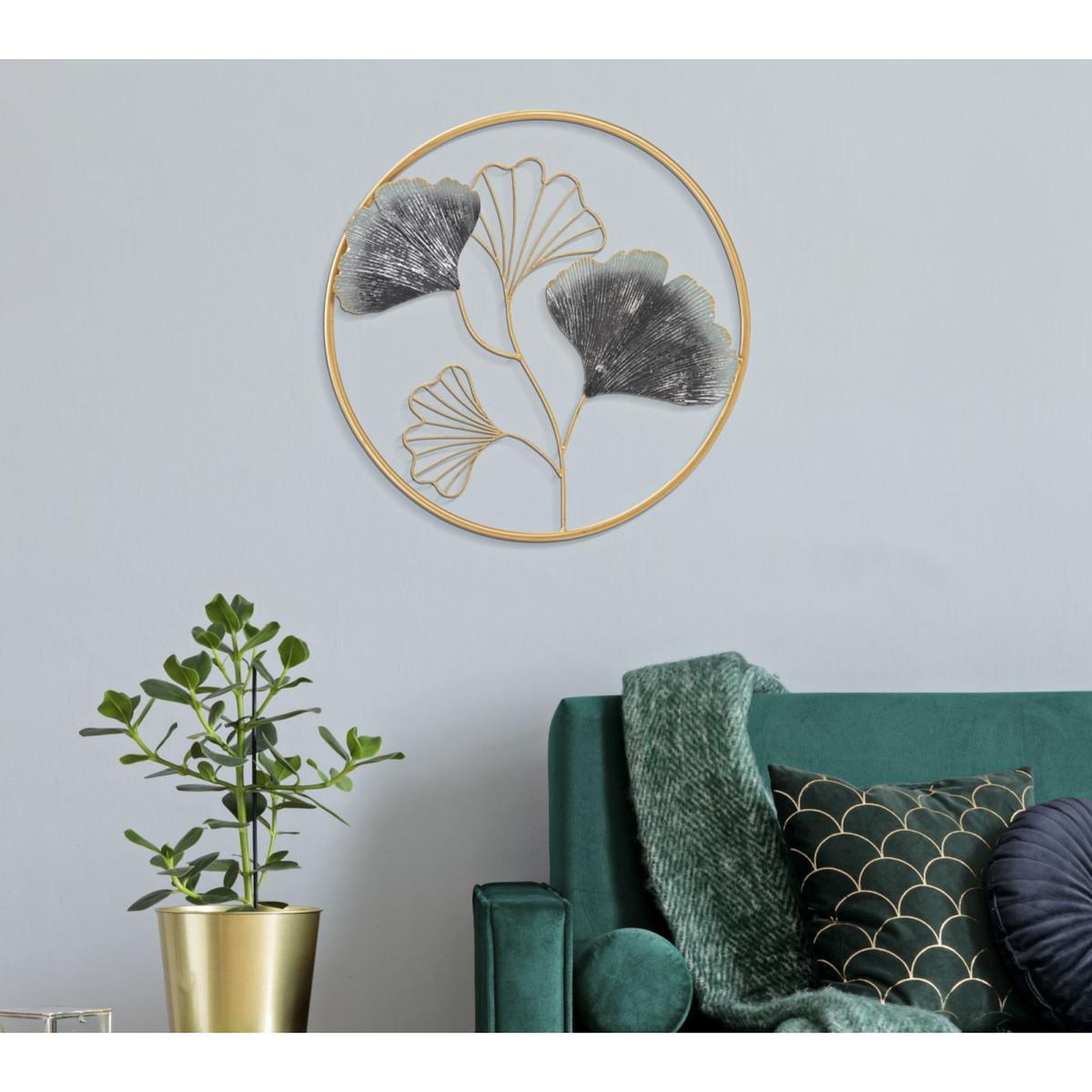 Voir la diapositive 5 : Paris Prix Décoration murale ronde en métal  simple  45cm multicolore