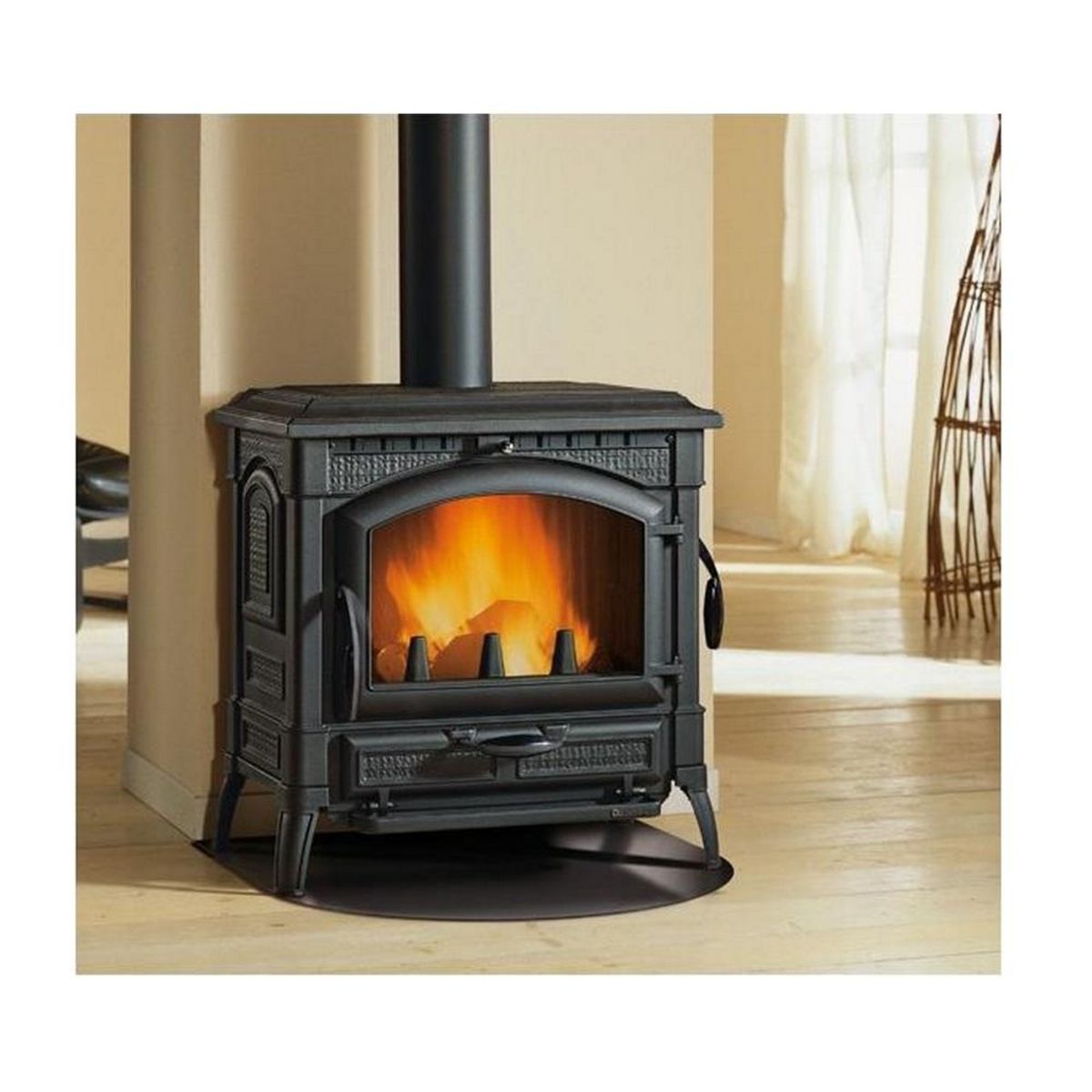 NORDICA EXTRAFLAME Poêle à bois fonte 11.9kw anthracite - 7119101