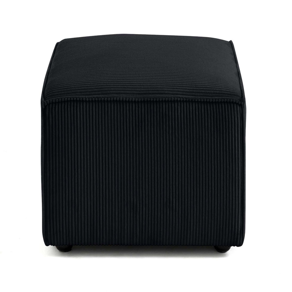 LISA DESIGN Arty - pouf d'appoint - en velours côtelé