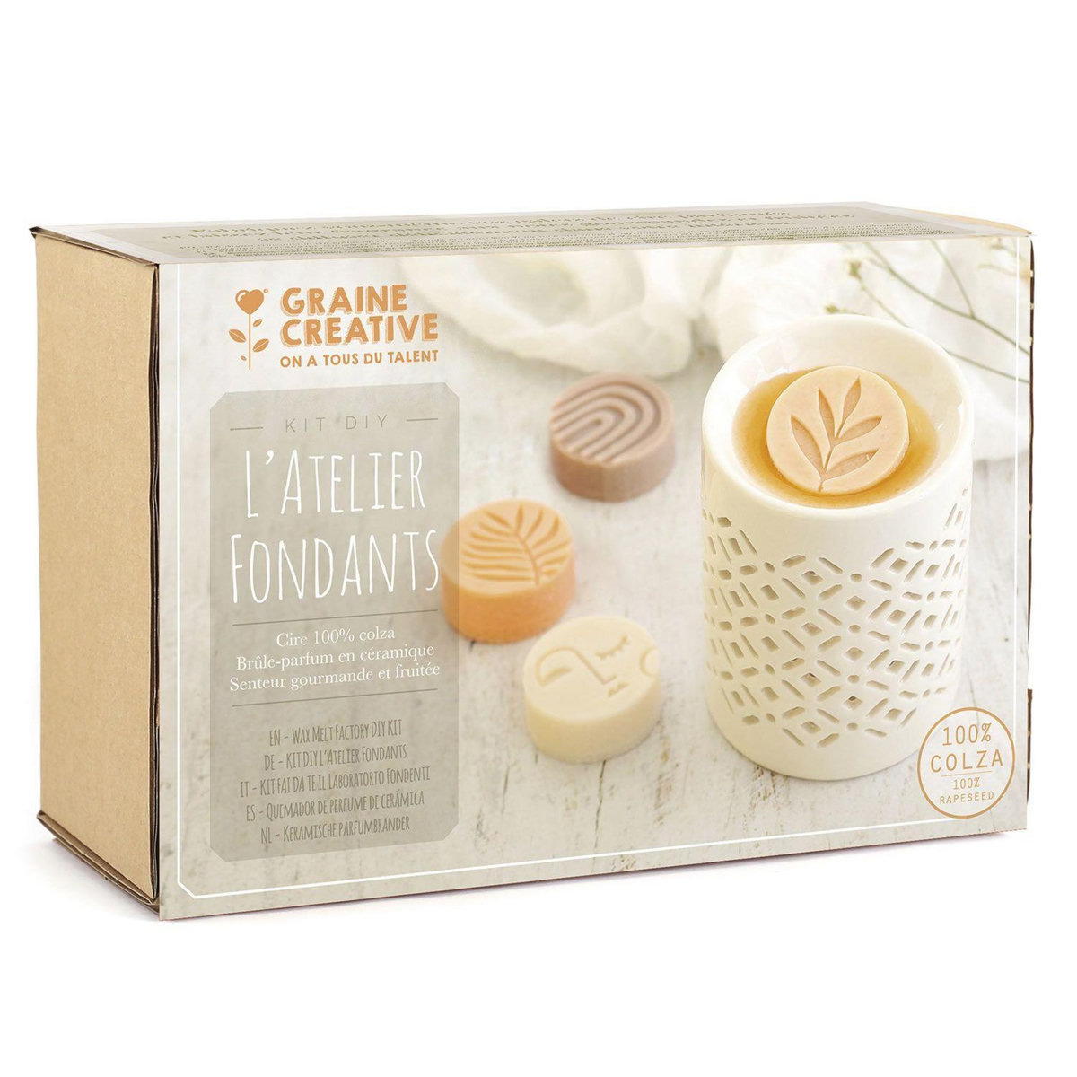 Graine créative Coffret DIY atelier fondants à bougie
