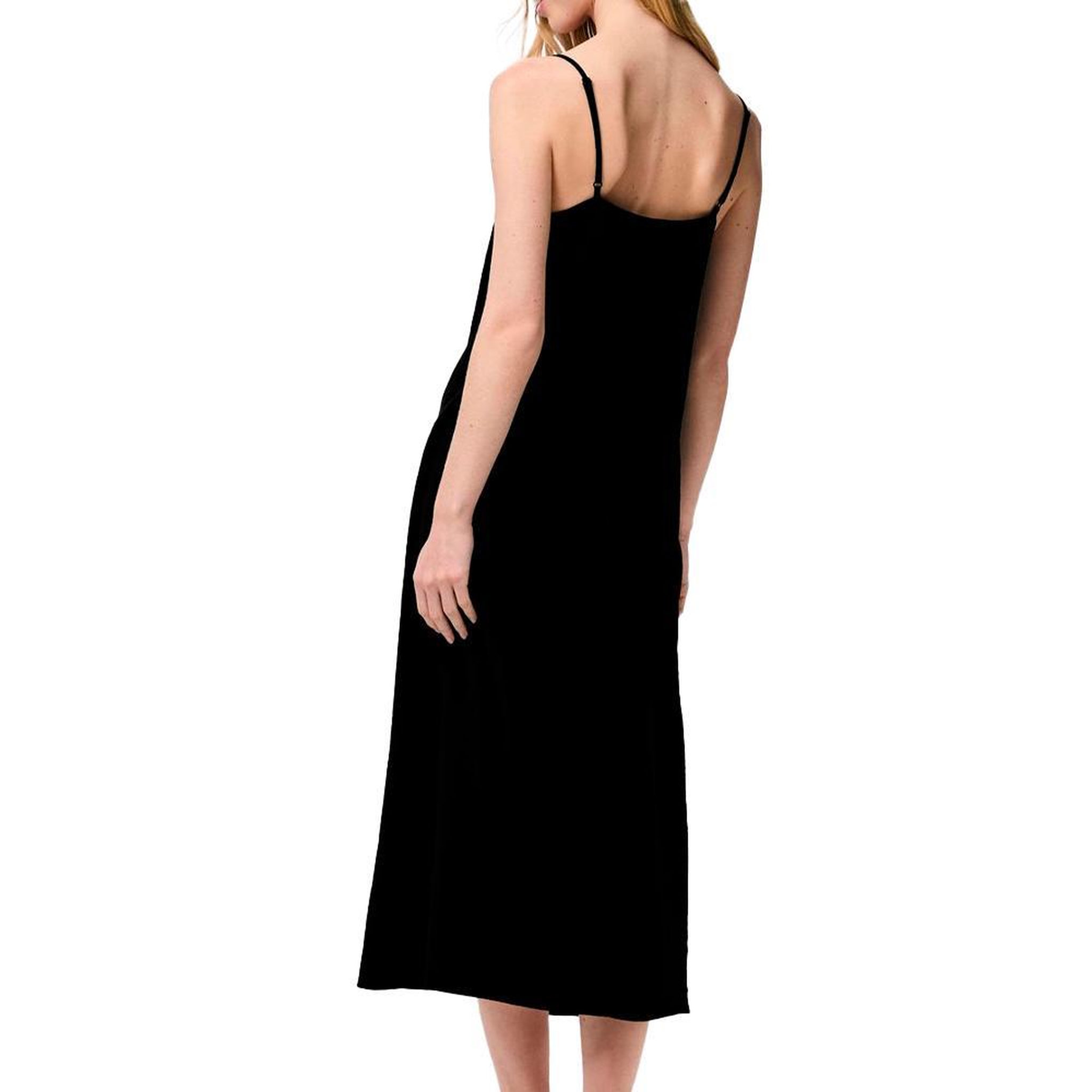 Voir la diapositive 2 : Pieces Robe Longue Noir Femme Pieces Strap