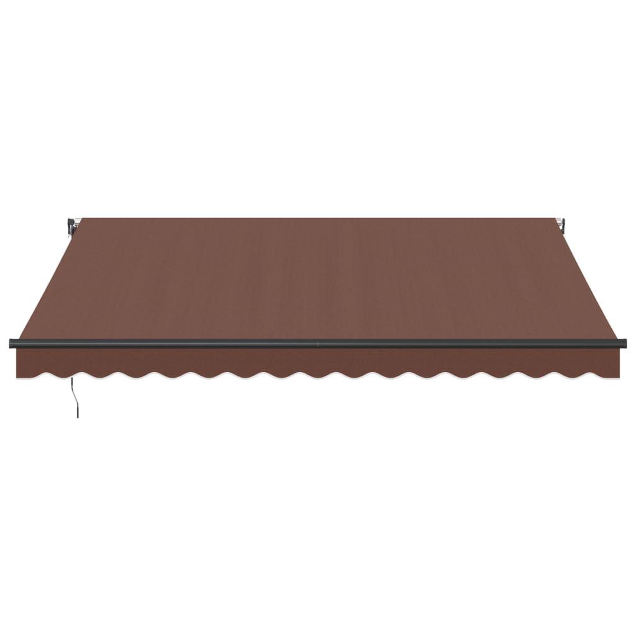 Voir la diapositive 3 : VIDAXL Auvent retractable automatique marron 400x350 cm