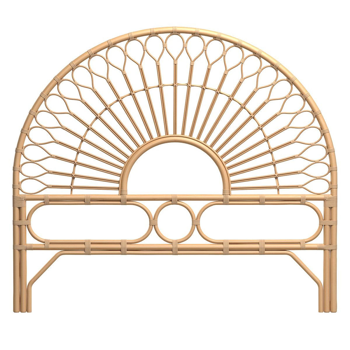 Rendez vous déco Tête de lit 160 cm en rotin naturel-Bahia