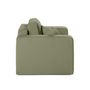 Voir la diapositive 2 : BEST MOBILIER Topaze - fauteuil - en tissu bouclette