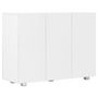 Voir la diapositive 5 : VIDAXL Buffet Blanc brillant 107x35x80,5 cm