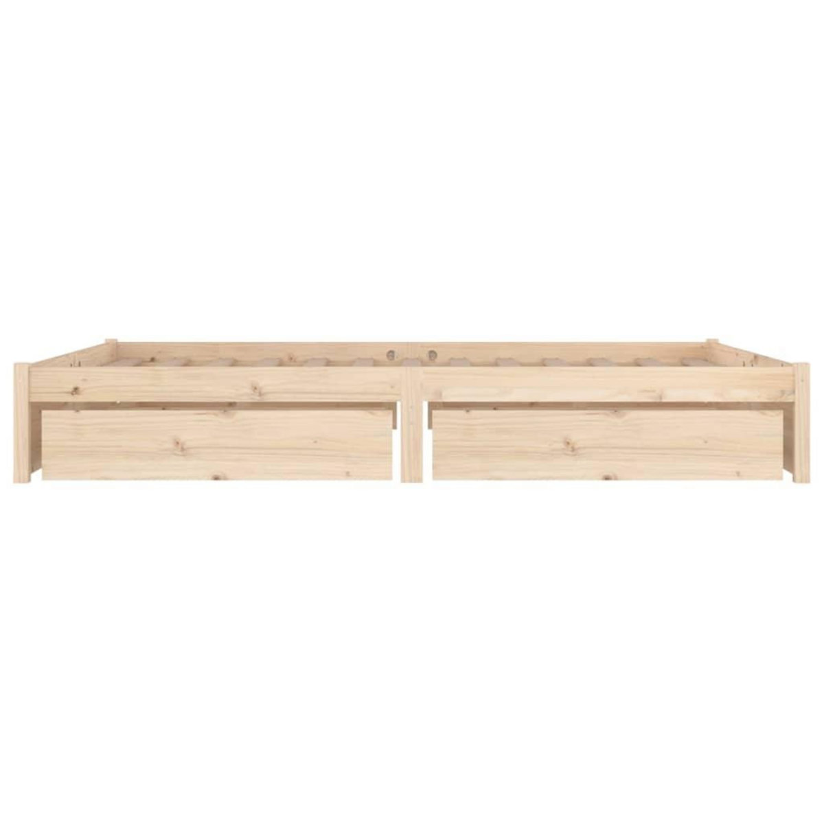 VIDAXL Cadre de lit sans matelas avec tiroirs 120x200 cm