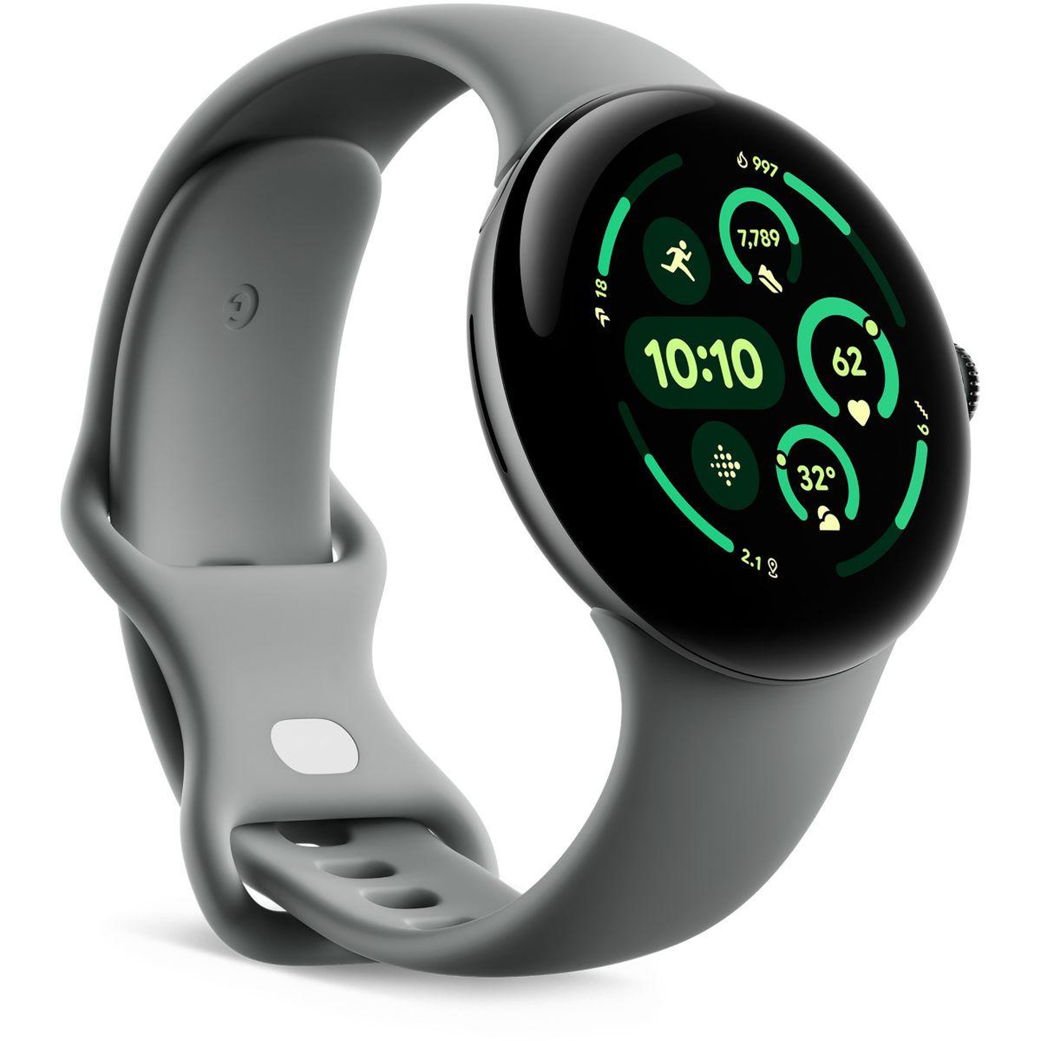 Voir la diapositive 3 : GOOGLE Montre connectée Pixel Watch 3 45 mm Vert Sauge Bluetooth