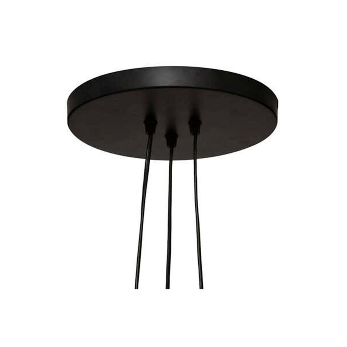ATMOSPHERA Lampe Suspension 3 Têtes  Tropique  95cm Noir