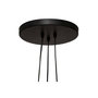 Voir la diapositive 3 : ATMOSPHERA Lampe Suspension 3 Têtes  Tropique  95cm Noir
