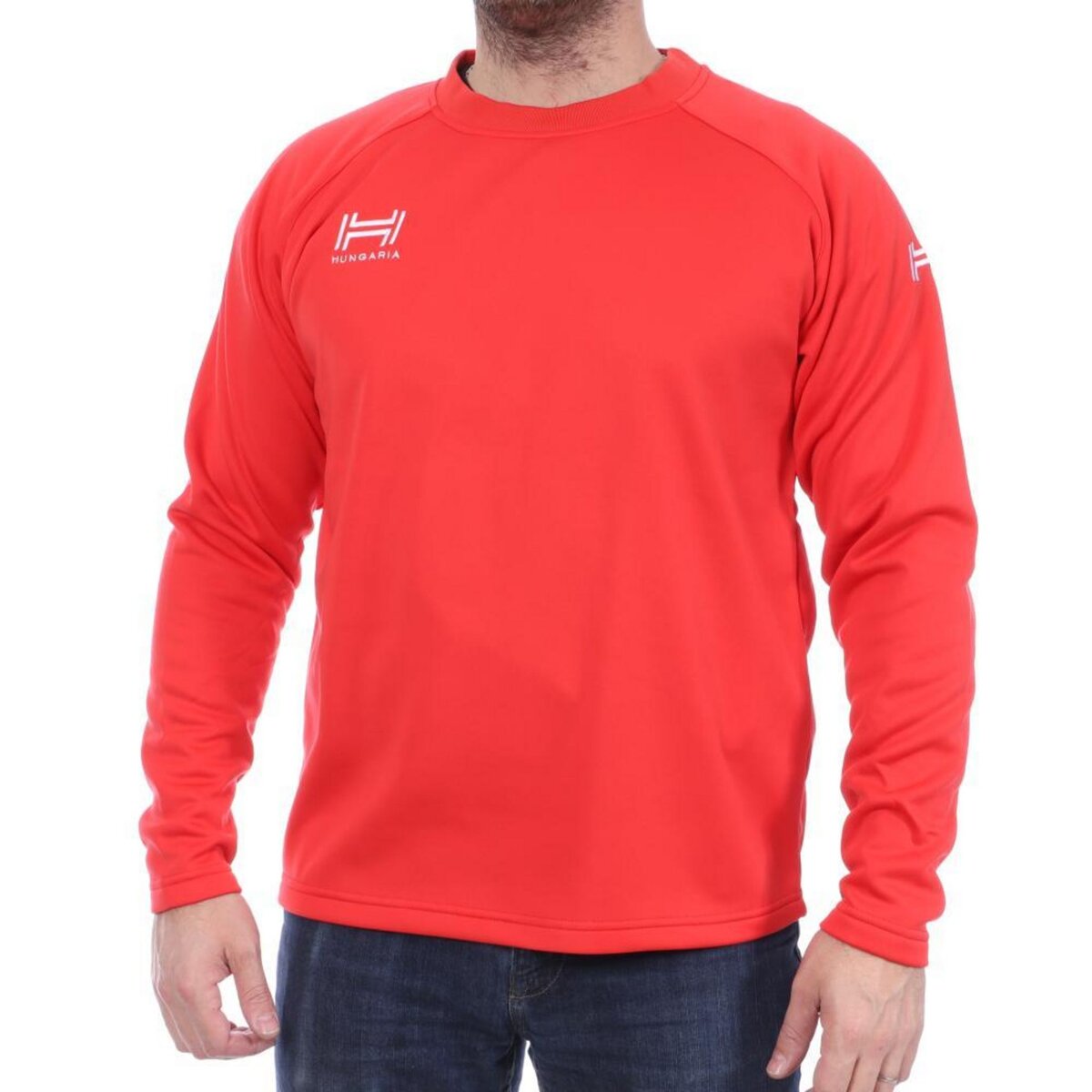 HUNGARIA Sweat rouge homme Hungaria Training Premium 15