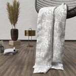 SOLEIL D'OCRE Plaid polaire en microfibre 120x160 cm BLACK DRESS, par Soleil d'ocre