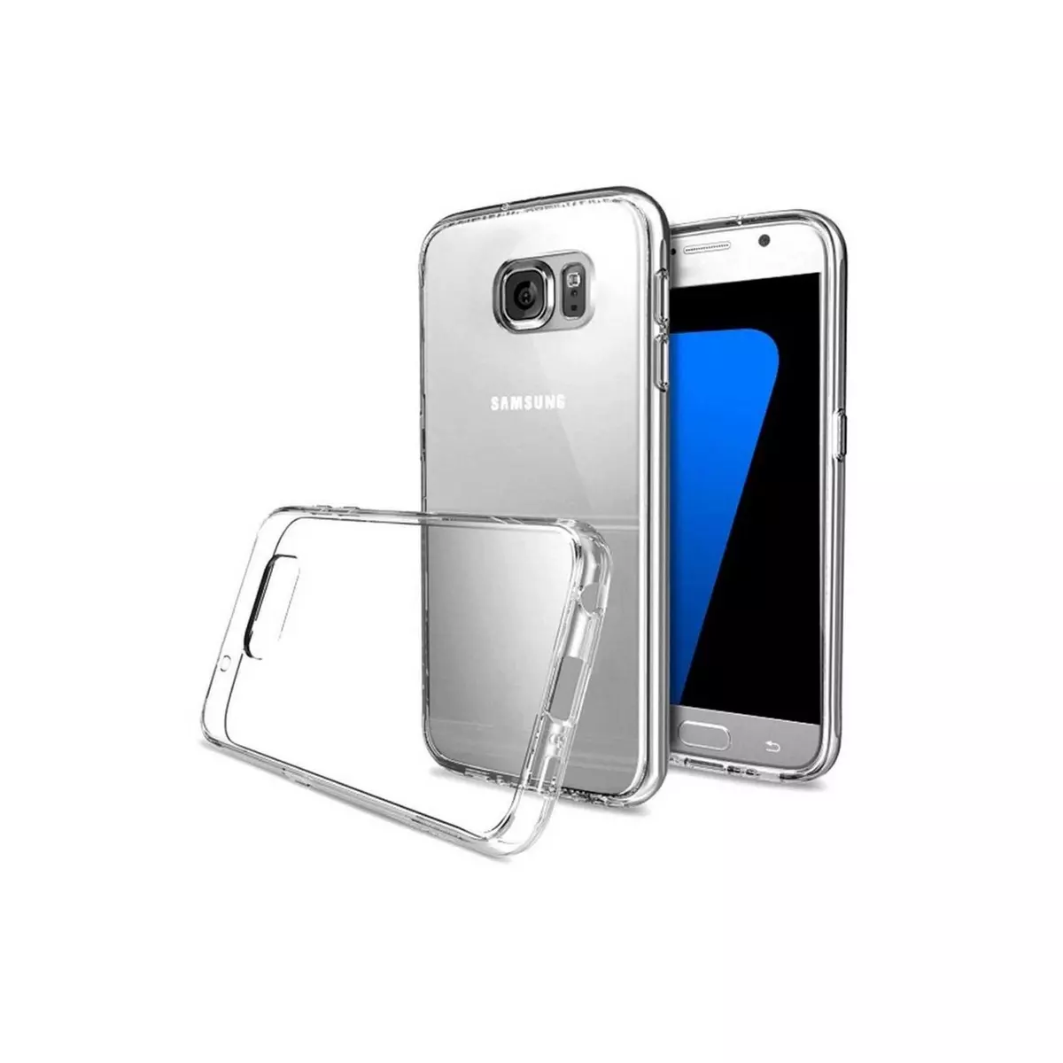 amahousse Coque Galaxy S7 fine souple transparente résistante