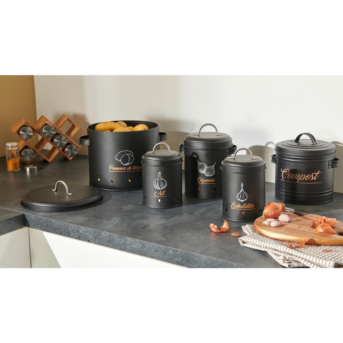 Boite de conservation ail 11.2 x 13.2 cm 