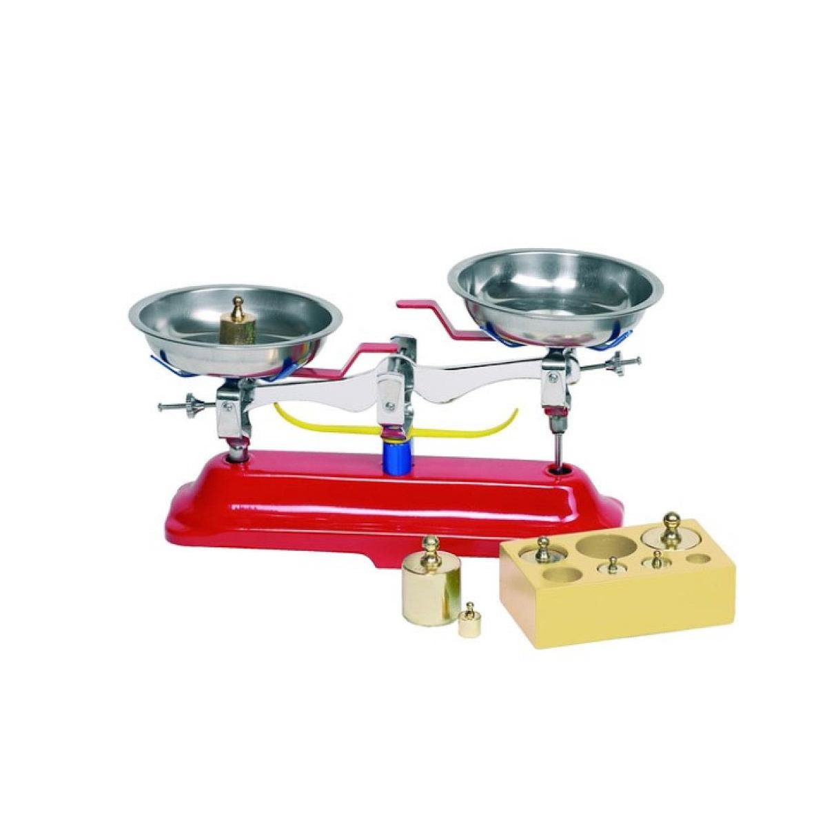 Goki Balance en métal avec 7 poids