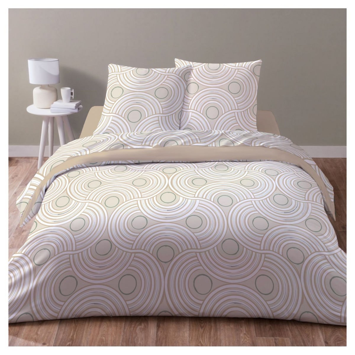 Parure housse de couette en microfibre ESTHER 