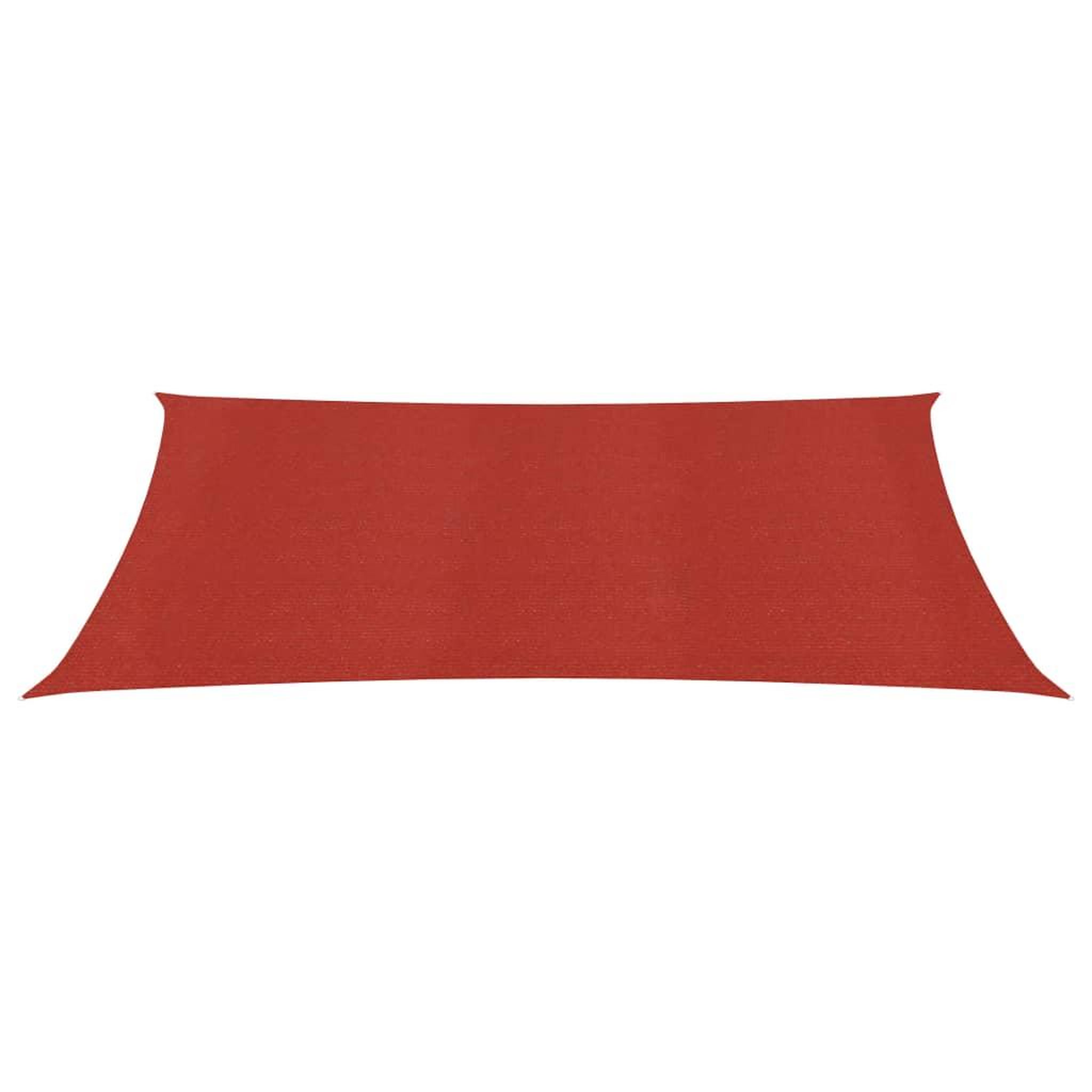 Voir la diapositive 3 : VIDAXL Voile d'ombrage 160 g/m^2 Rouge 3,5x5 m PEHD