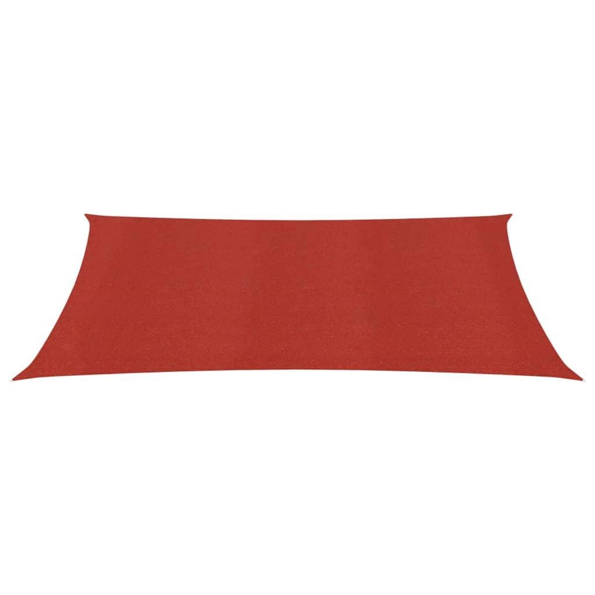 VIDAXL Voile d'ombrage 160 g/m^2 Rouge 3,5x5 m PEHD