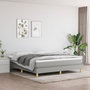 Voir la diapositive 1 : VIDAXL Sommier a lattes de lit avec matelas Gris clair 180x200cm Tissu