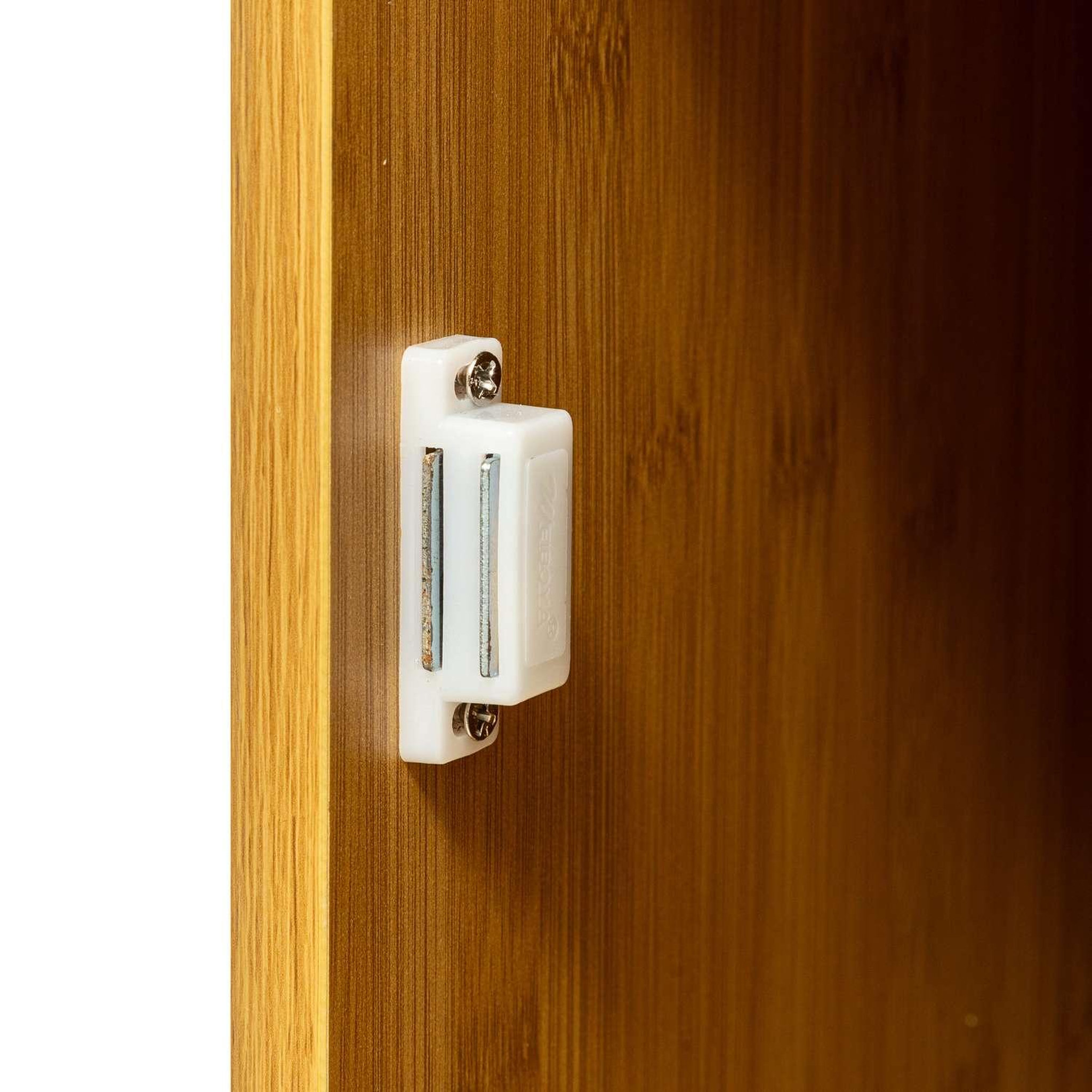 Voir la diapositive 6 : FIVE Meuble de wc en bambou sicela - marron