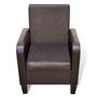 Voir la diapositive 3 : VIDAXL Fauteuil Marron Similicuir