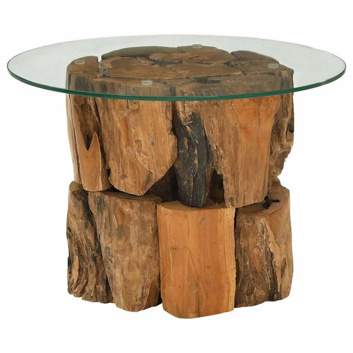 VIDAXL Table basse Bois flottant de teck massif 60 cm