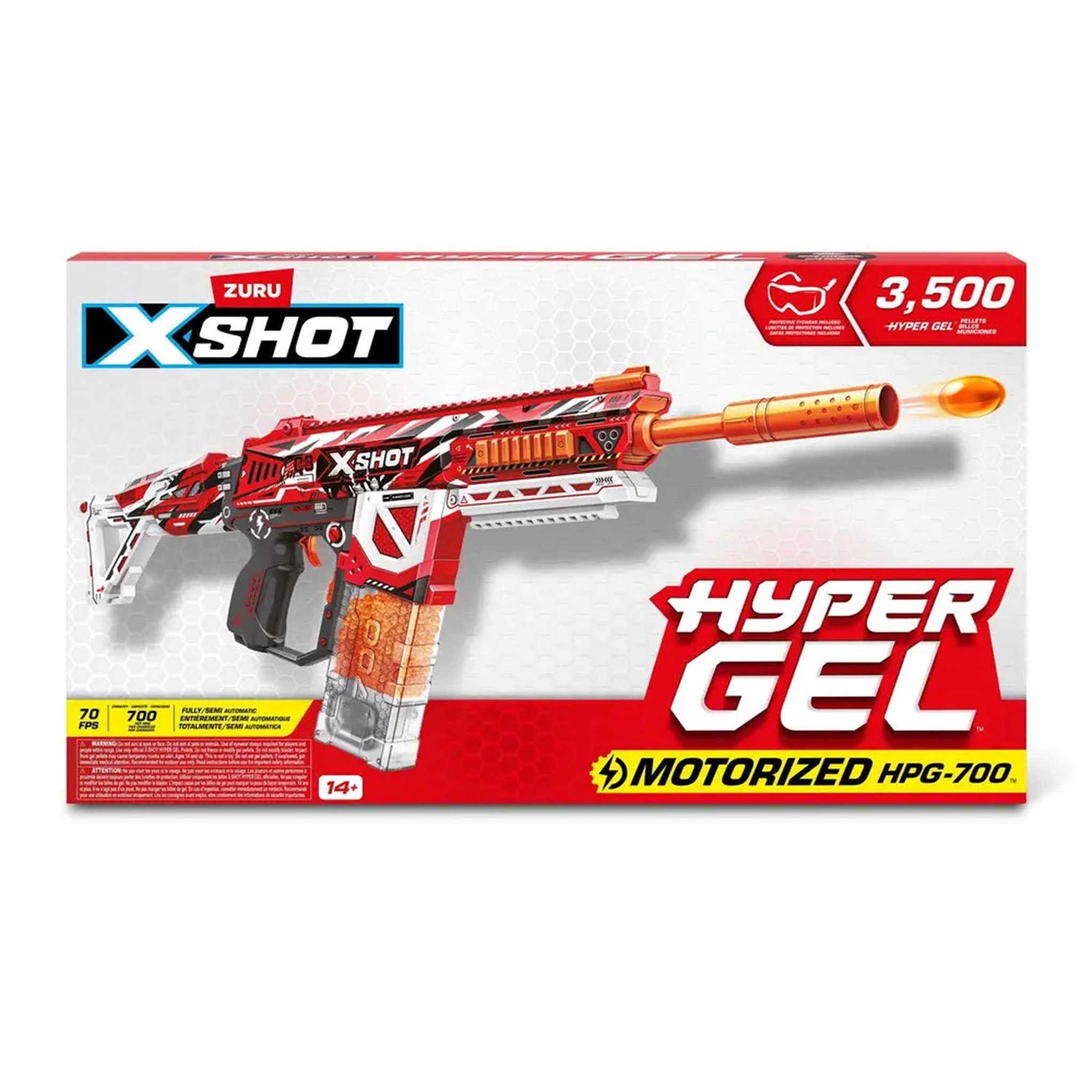 ZURU XSHOT - Pistolet HPG-700 avec boules de gel