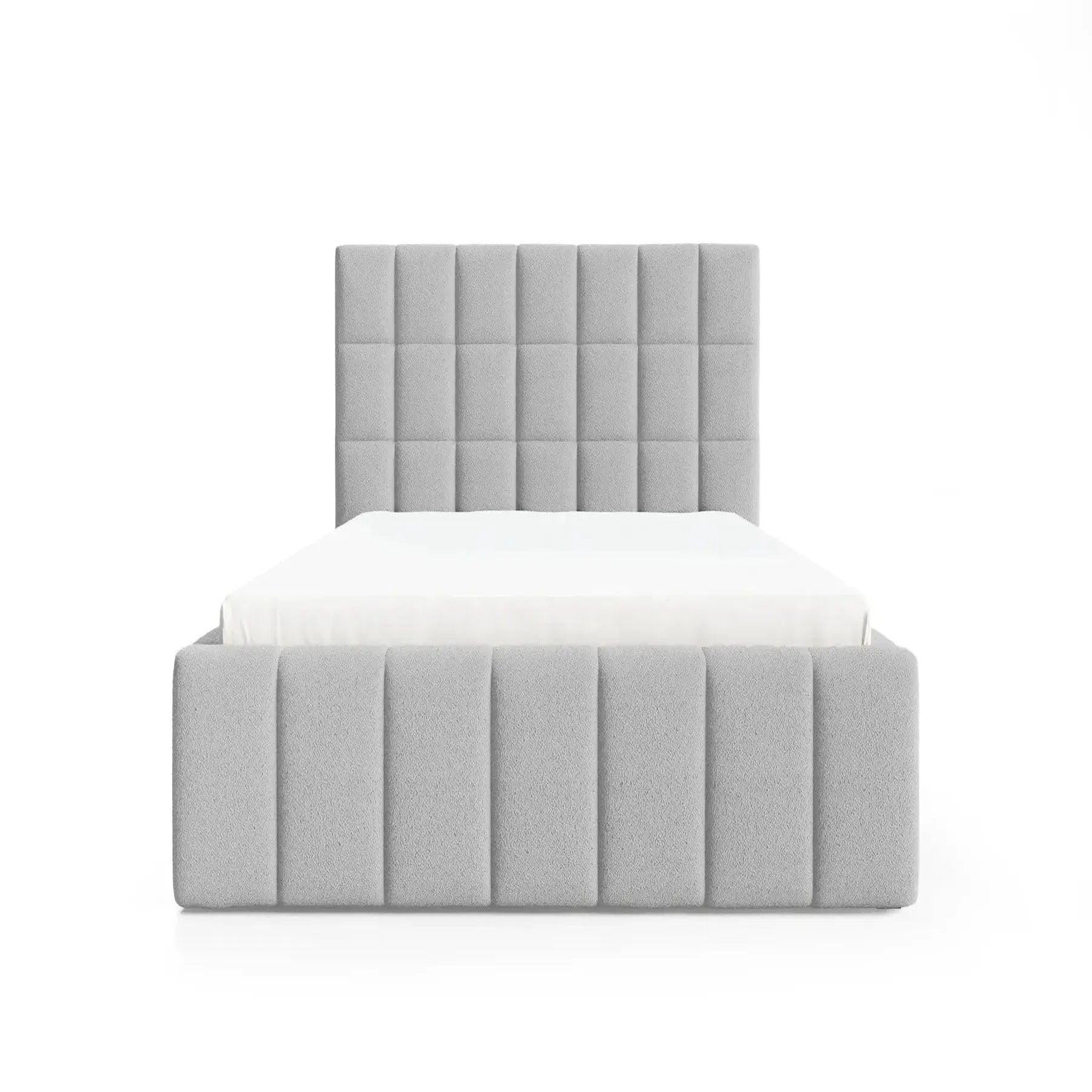 Voir la diapositive 1 : CASANOVA PARIS Florence - lit coffre tissu chenille