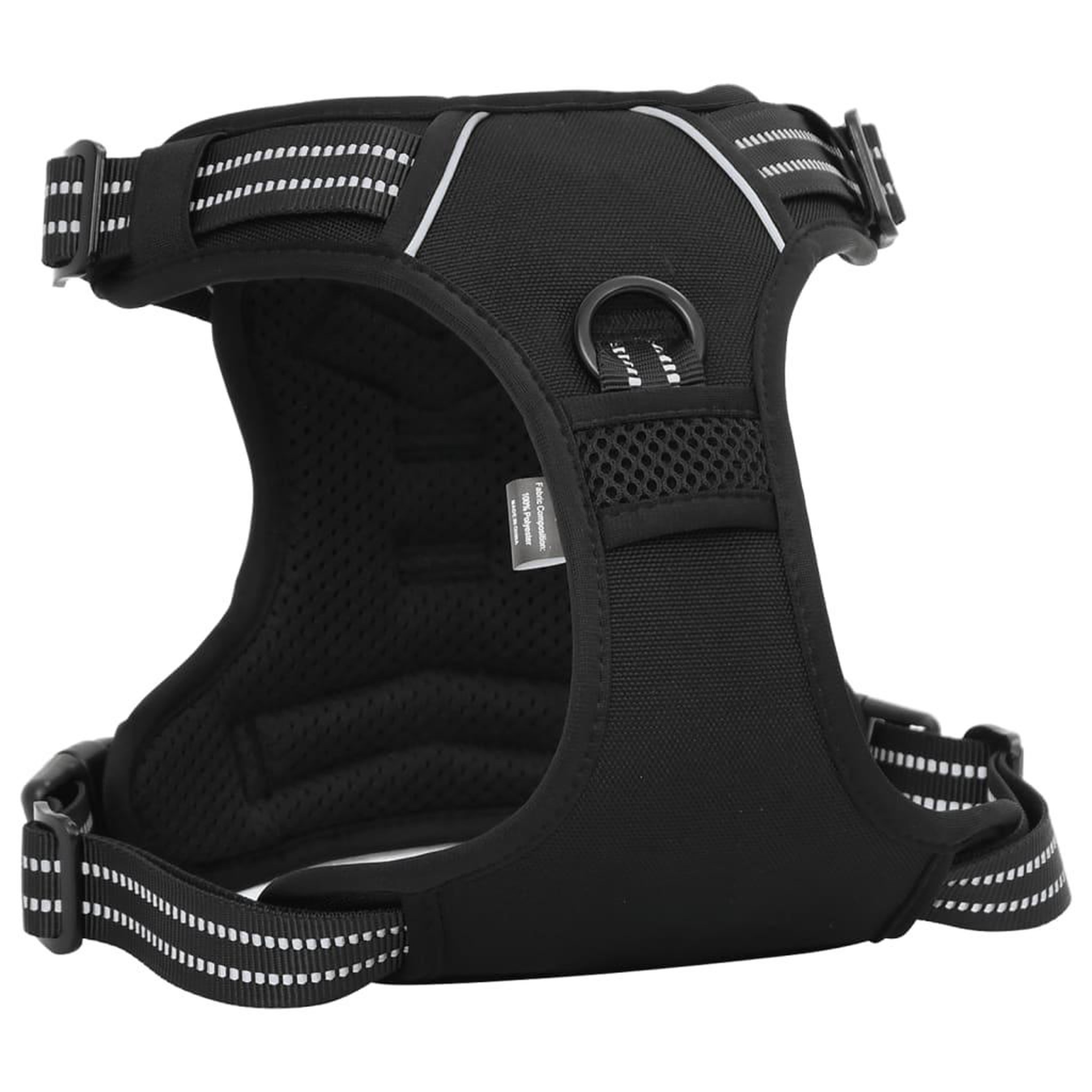 Voir la diapositive 5 : VIDAXL Harnais pour chien et bandes reflechissantes reglables noir XL