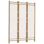 Voir la diapositive 3 : VIDAXL Cloison de separation pliante 3 panneaux 120 cm Bambou et toile