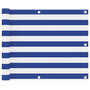 Voir la diapositive 1 : VIDAXL Ecran de balcon Blanc et bleu 75x400 cm Tissu Oxford