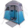 Voir la diapositive 2 : VIDAXL Tente de douche 2 personnes bleu impermeable