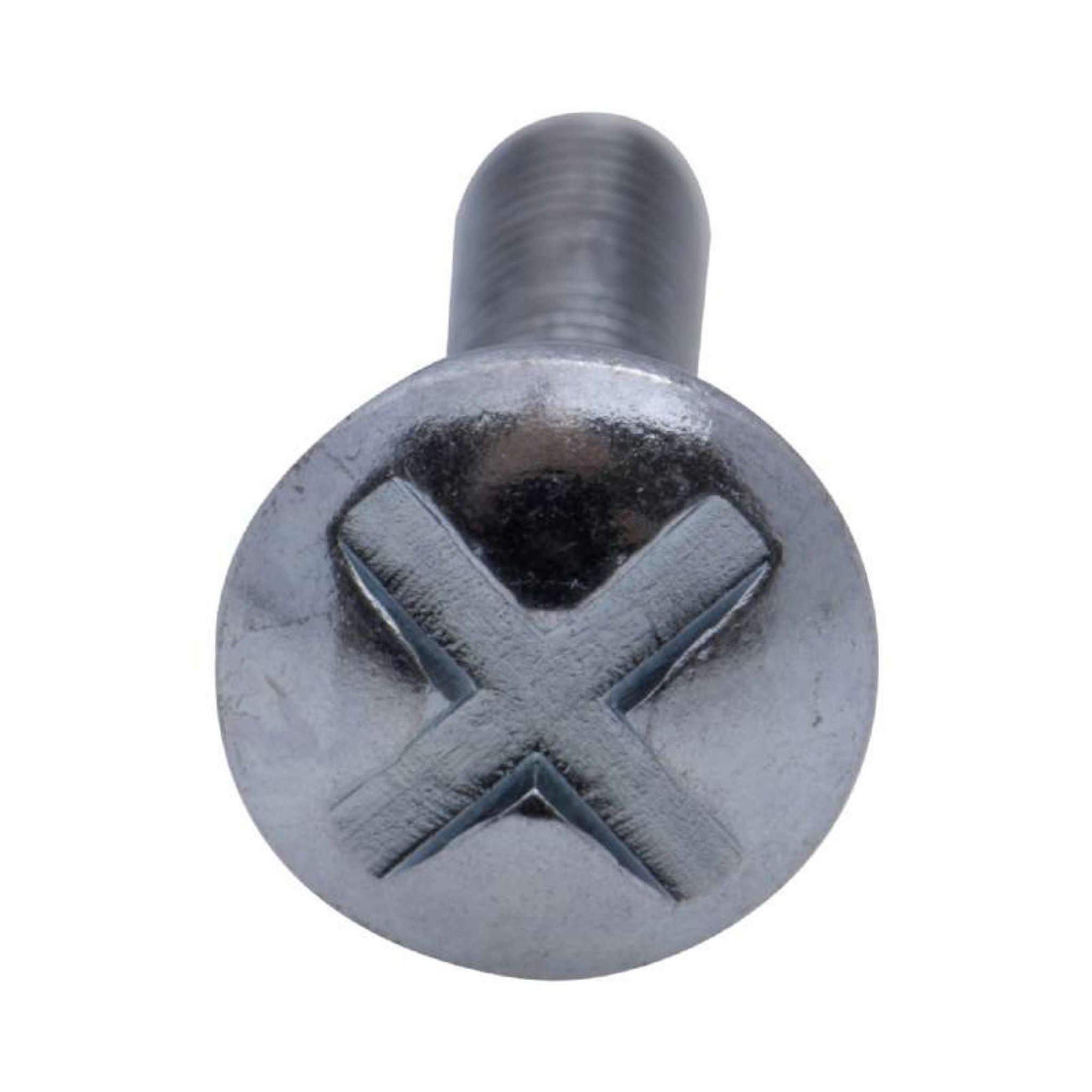 Voir la diapositive 2 :  Boulon poêlier zingué Vissal Ø 6x80mm  lot de 20 boulons