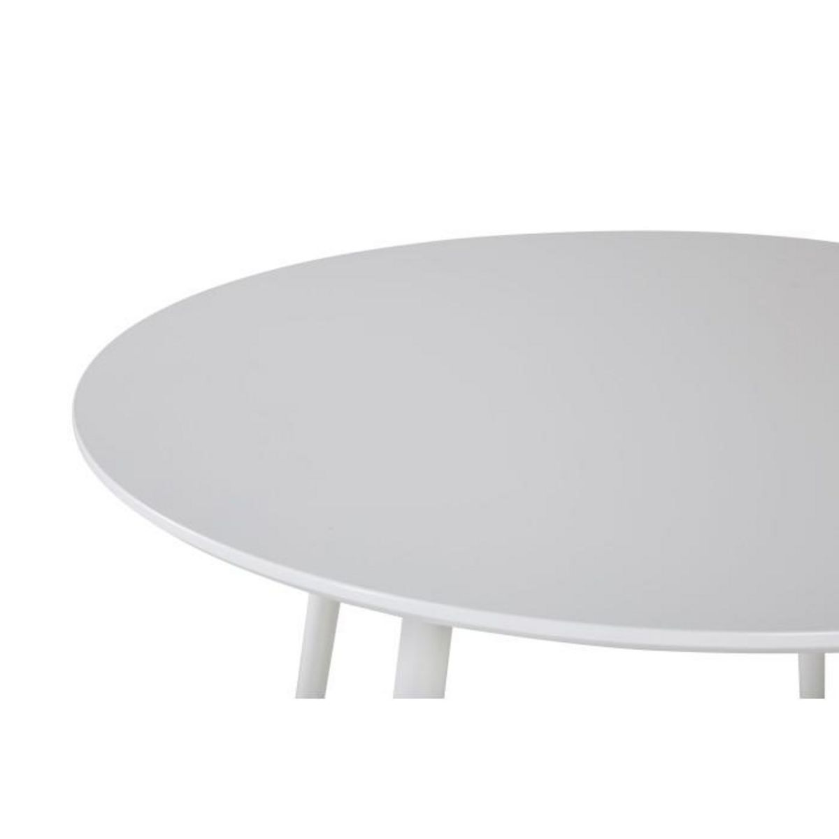 Paris Prix Table à Manger Ronde  Plaza  100cm Blanc