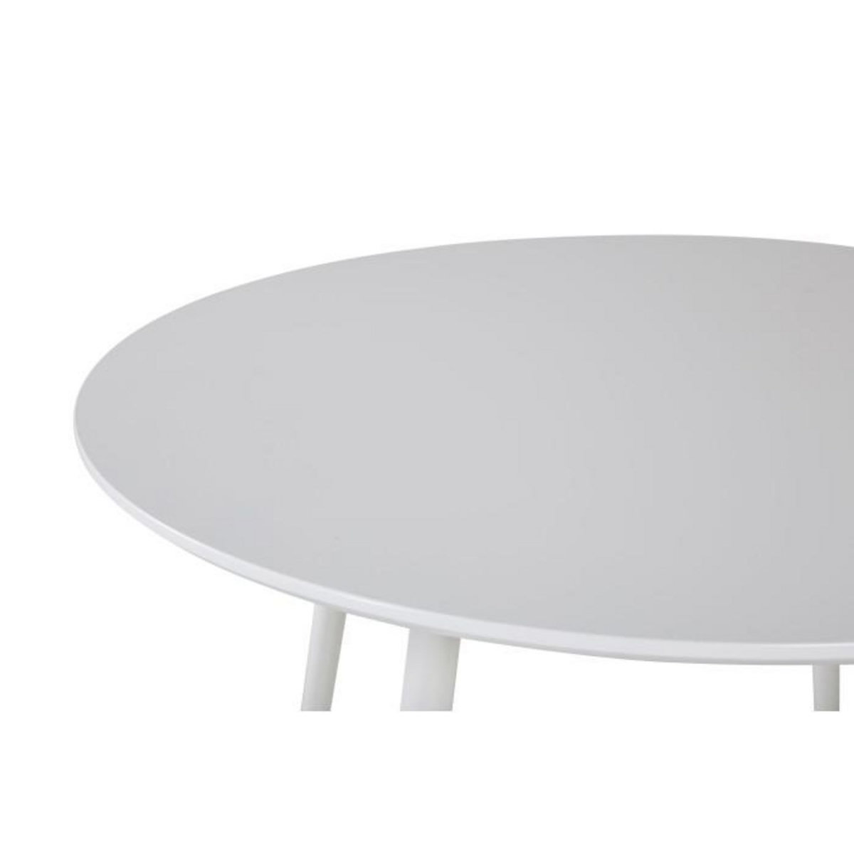 Paris Prix Table à Manger Ronde  Plaza  100cm Blanc