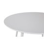 Voir la diapositive 4 : Paris Prix Table à Manger Ronde  Plaza  100cm Blanc