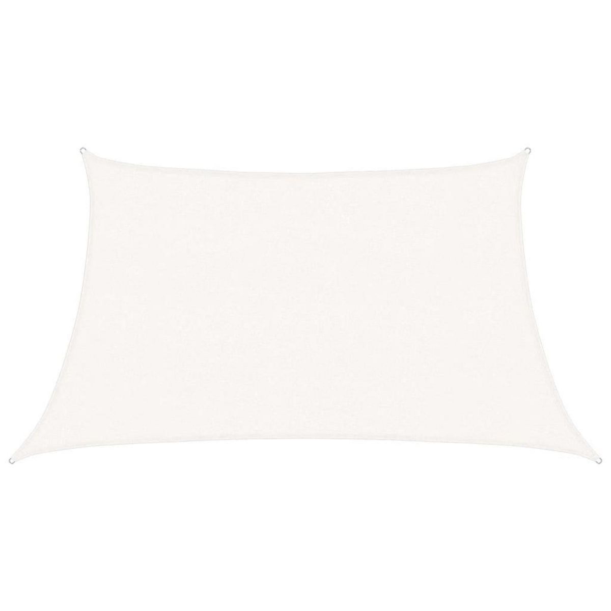 VIDAXL Voile d'ombrage 160 g/m^2 Blanc 3/4x2 m PEHD