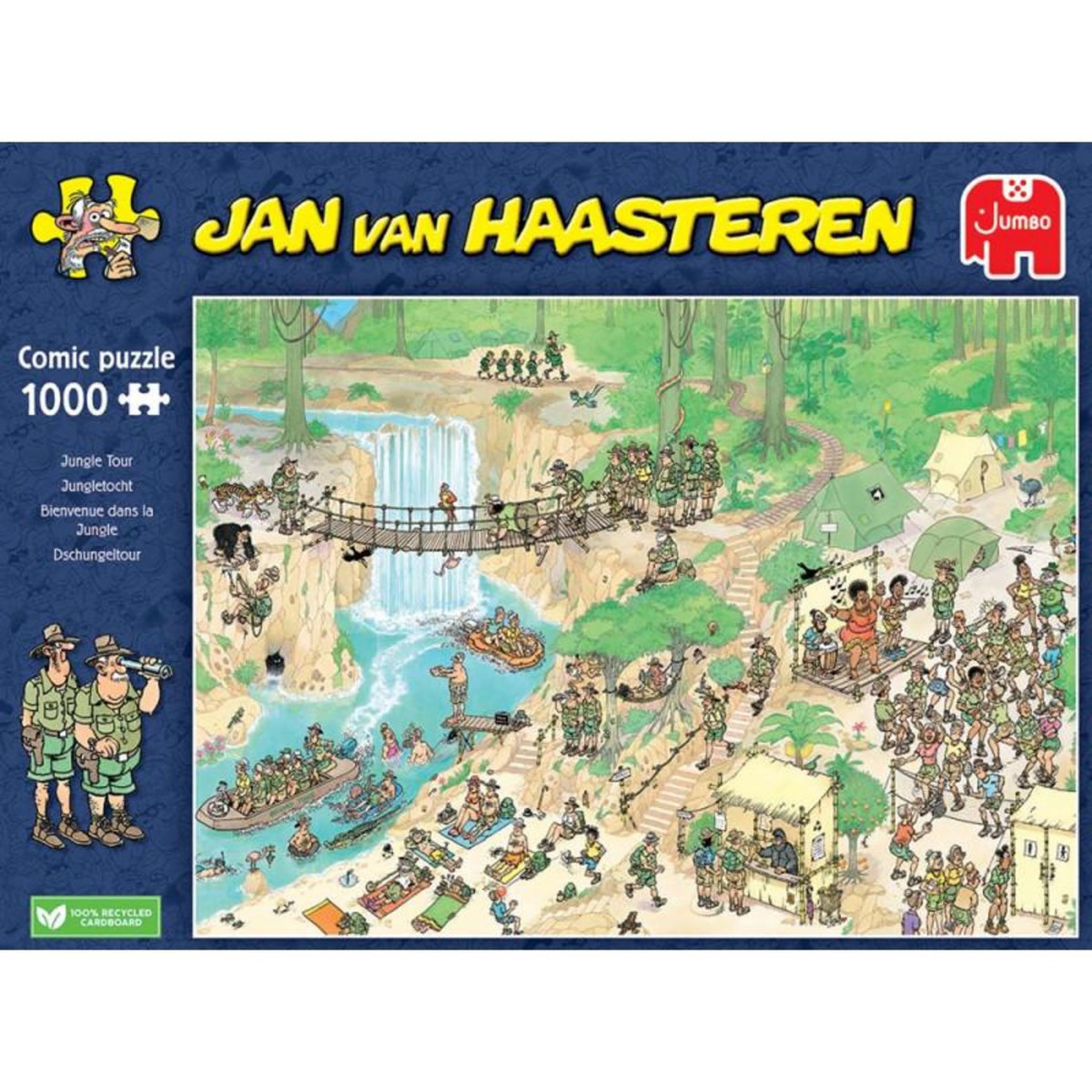 Jumbo Puzzle 1000 pièces Jumbo JVH Jungle Tour