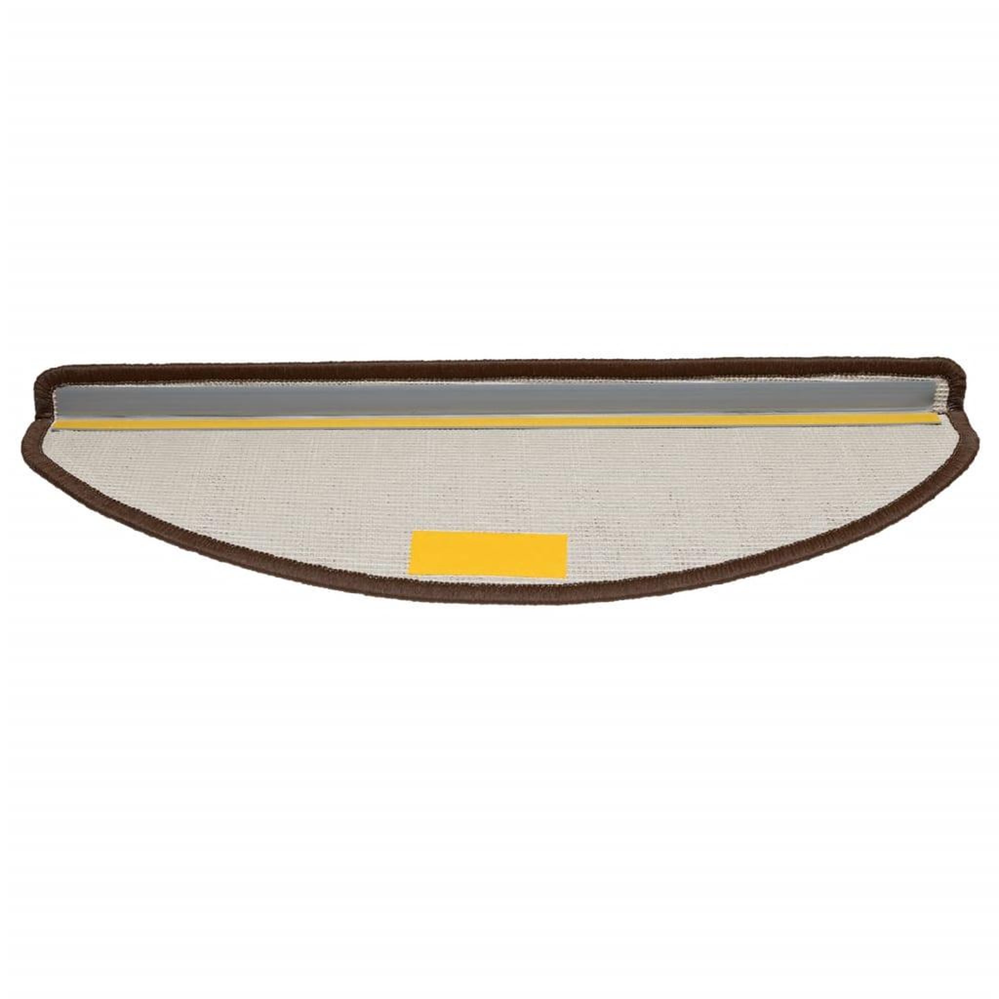 Voir la diapositive 5 : VIDAXL Tapis d'escalier 15 pcs marron 65x21x4 cm