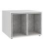 Voir la diapositive 1 : FMD FMD Table basse avec 2 tables d'appoint 67,5x67,5x50 cm Blanc et beton