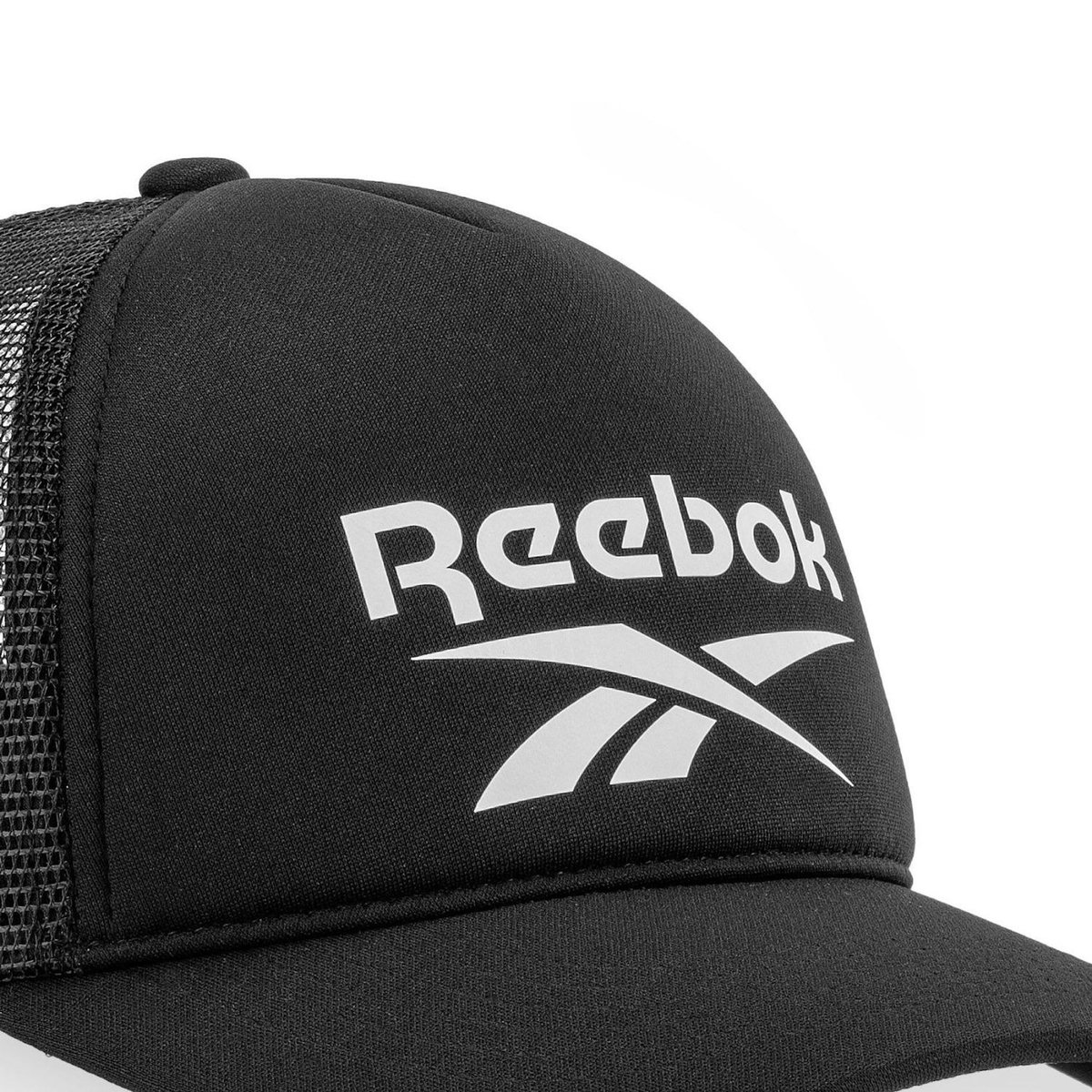 Reebok Casquette baseball en polyester avec mousse devant et filet Aero Cap