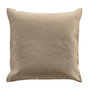 Voir la diapositive 3 : Paris Prix Couvre-Lit & 2 Housses de Coussin  Romane  240x260cm Beige Lin