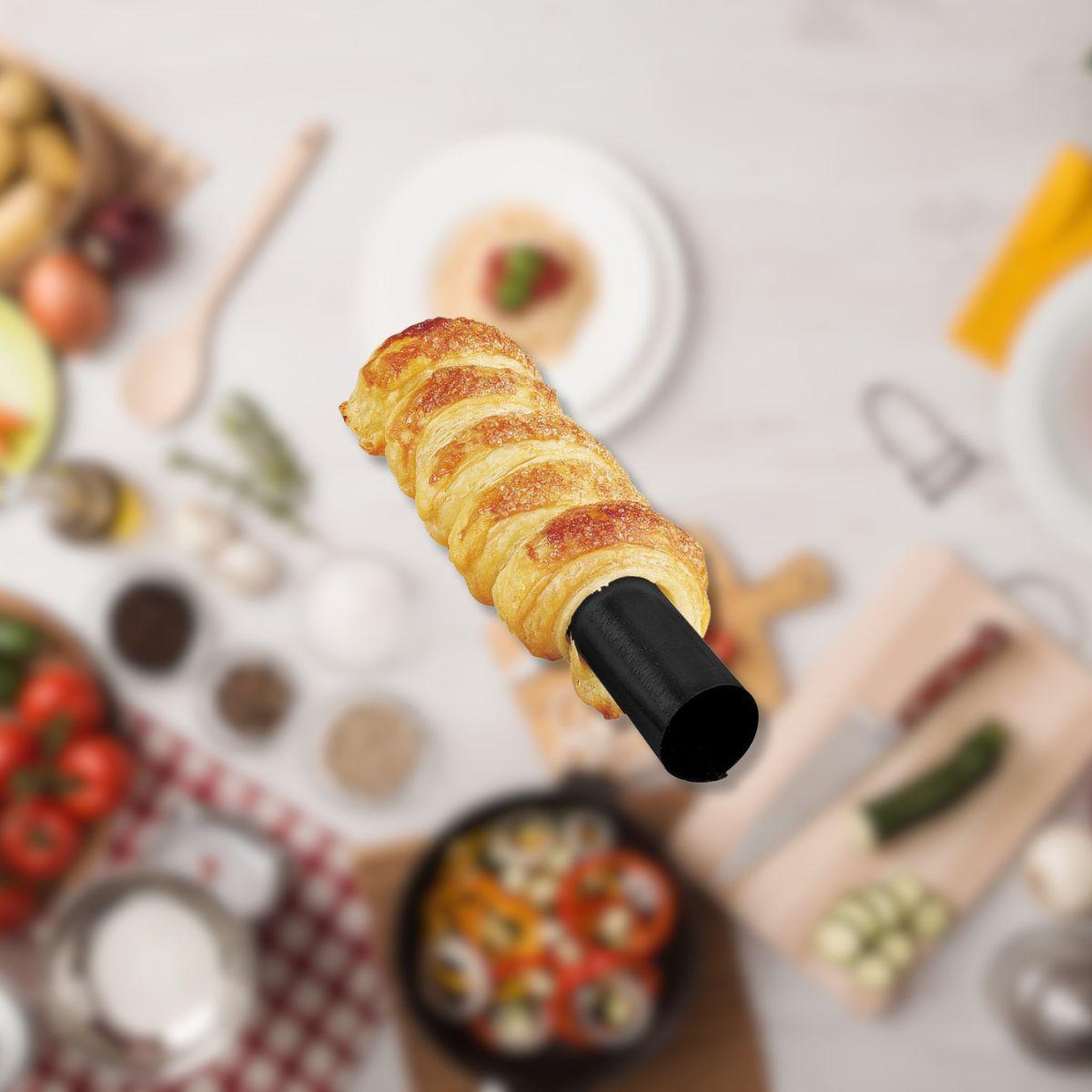 Voir la diapositive 2 : ZENKER Lot de 8 moules à gâteau en tube zenker smart pastry