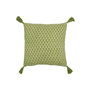 Voir la diapositive 2 : Paris Prix Coussin Déco à Pompons  Avocado  45x45cm Vert