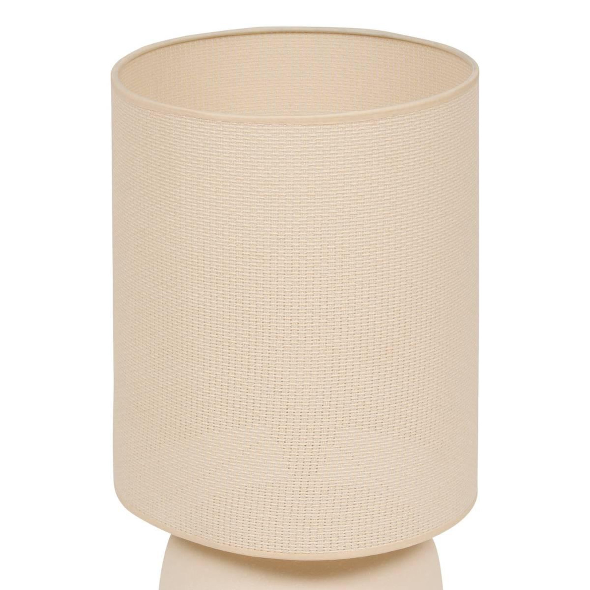 Voir la diapositive 2 : ATMOSPHERA Lampe à Poser Boule  Obine  56cm Beige