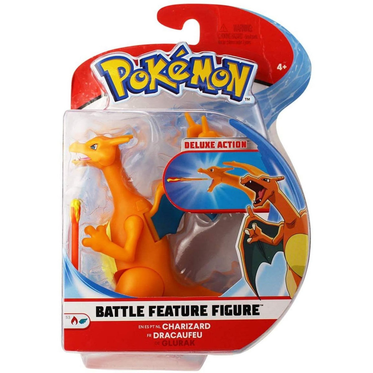 BANDAI Pokémon figurine 12 cm collector DRACAUFEU ultra articulée 