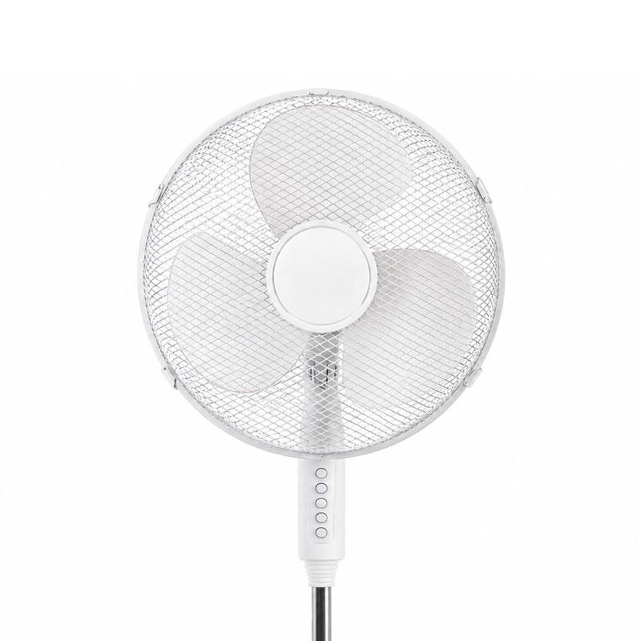 Voir la diapositive 5 : Ventilateur Sur Pied Silencieux 40 Cm – Blanc 40w