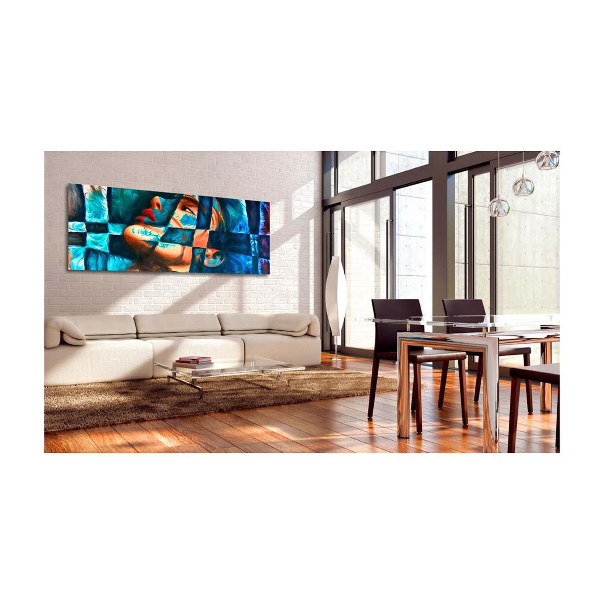 Voir la diapositive 2 : Paris Prix Tableau Imprimé  Azure Trap