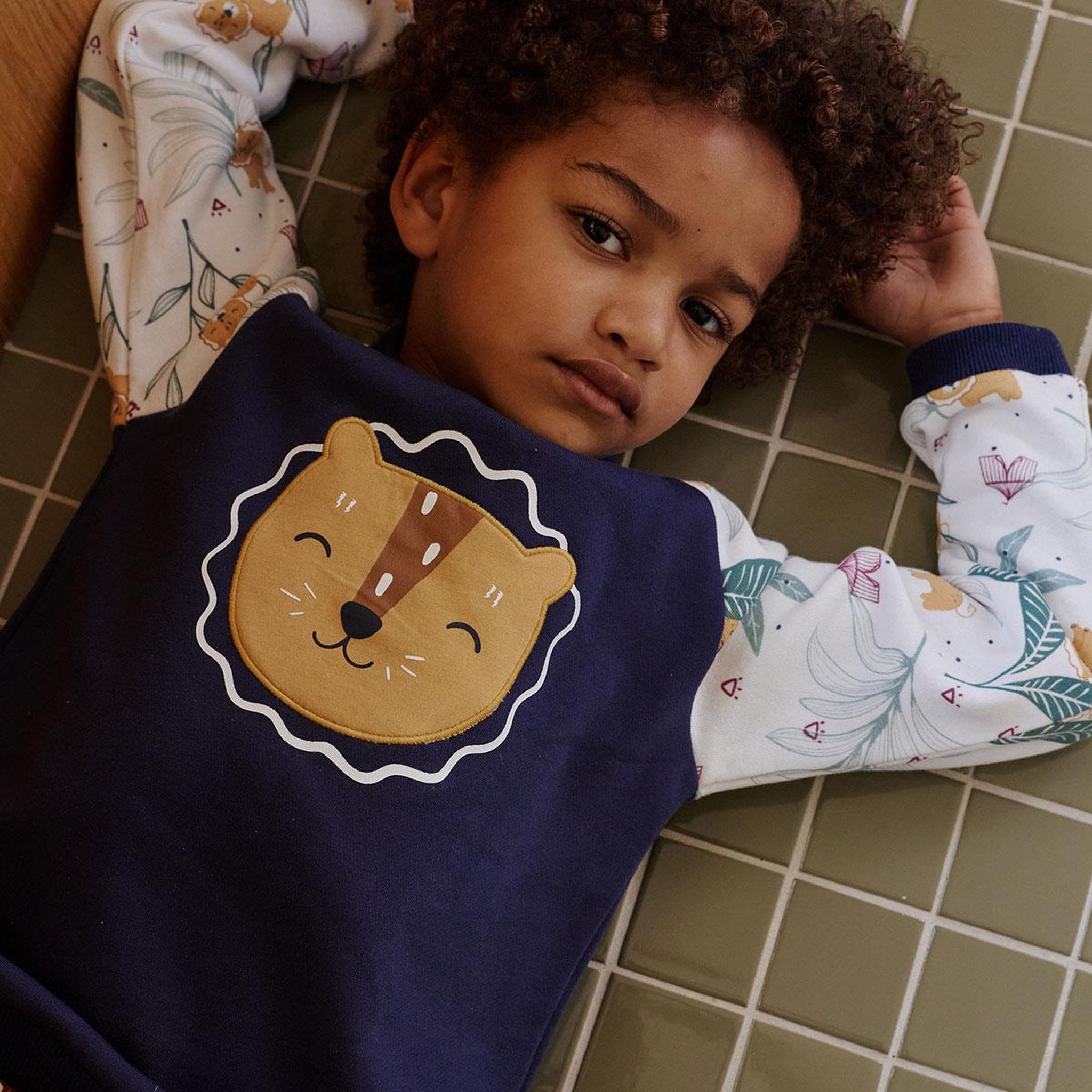 Voir la diapositive 6 : Petit Béguin Sweat-shirt enfant en molleton Charly
