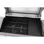 Voir la diapositive 6 : AAAAA Barbecue a gaz - COOKING BOX - BRISBANE - Cuisine inox - 142 X 57 X 112 cm - Gris