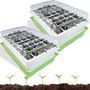 Voir la diapositive 1 : ID MARKET Kit de germination 40 godets lot x2 pour semis